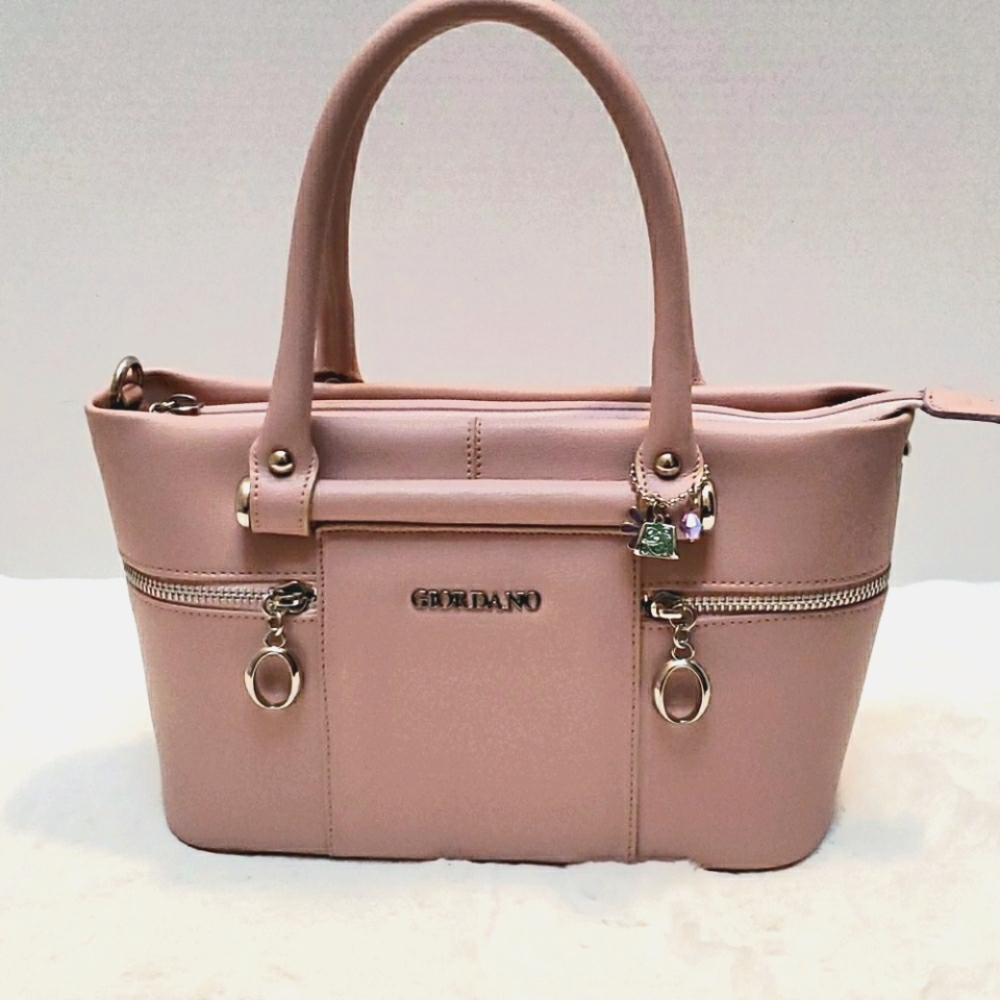 GIORDANO blush pink satchel